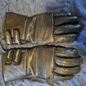 Harley Davidson Winter Motorcycle Leather Gloves XL
